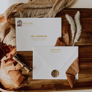 Wedding Envelope Template, Envelope Template, Address template, DIY envelope, wedding envelope, boho envelope, retro envelope, BKS34