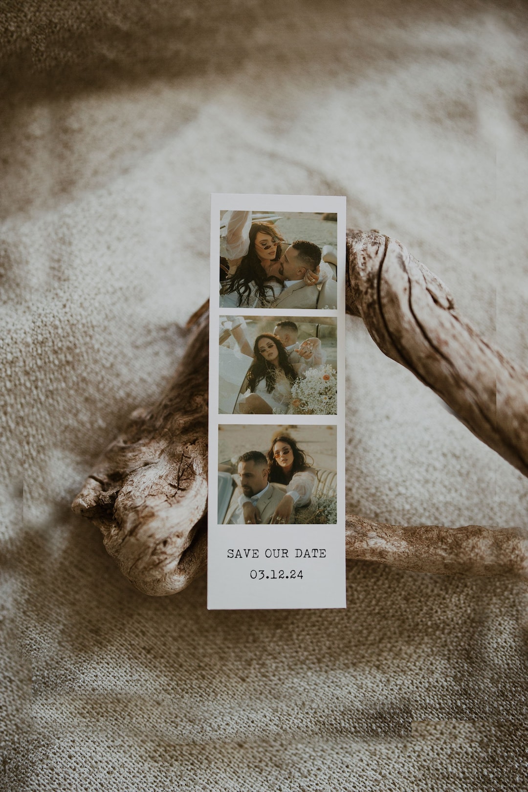 Photo Booth Save the Date Save the Date Template Photo Save Etsy
