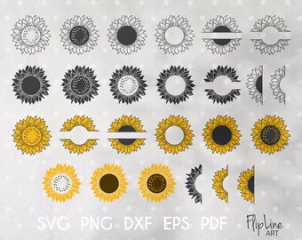 Free Free 133 Sunflower Initial Svg SVG PNG EPS DXF File