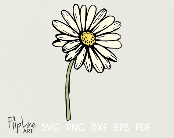 Download Gerbera Daisy Svg Daisy Clipart Simple Flower Svg Daisy Etsy