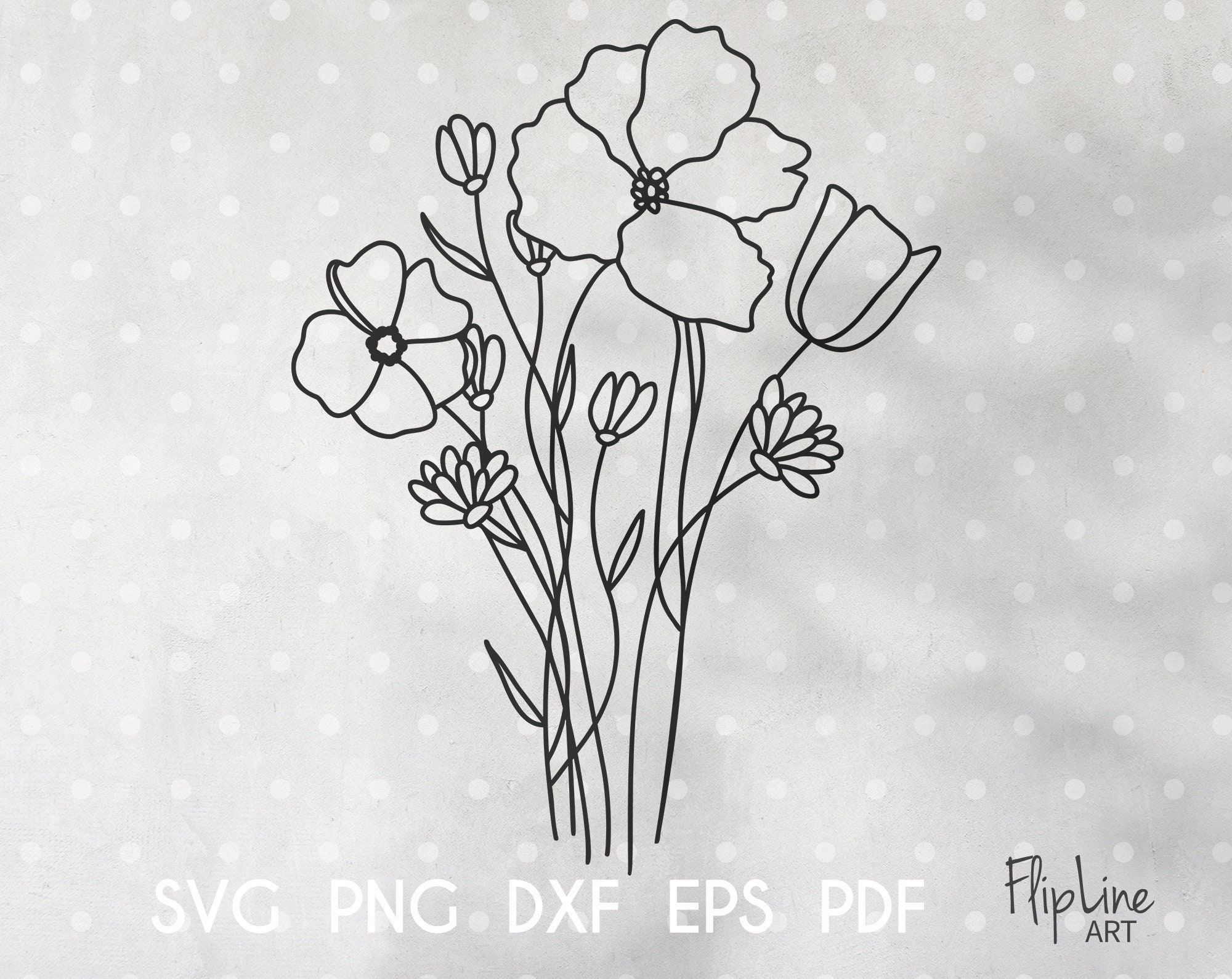 Free Free 320 Boho Flower Bouquet Svg SVG PNG EPS DXF File