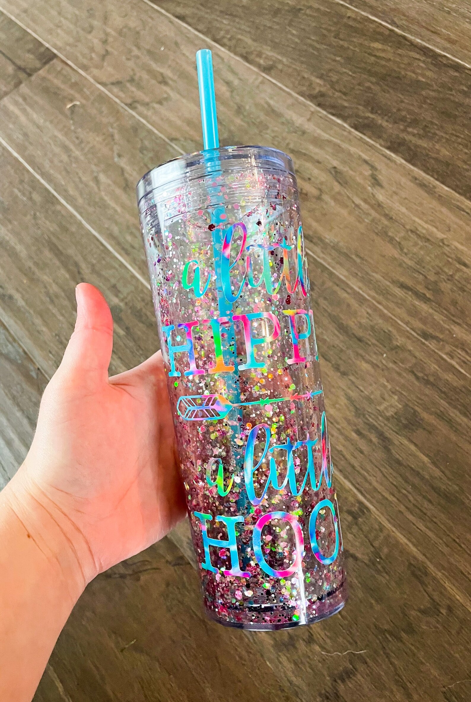 Custom Treat Yoself Snow Globe Tumbler Etsy