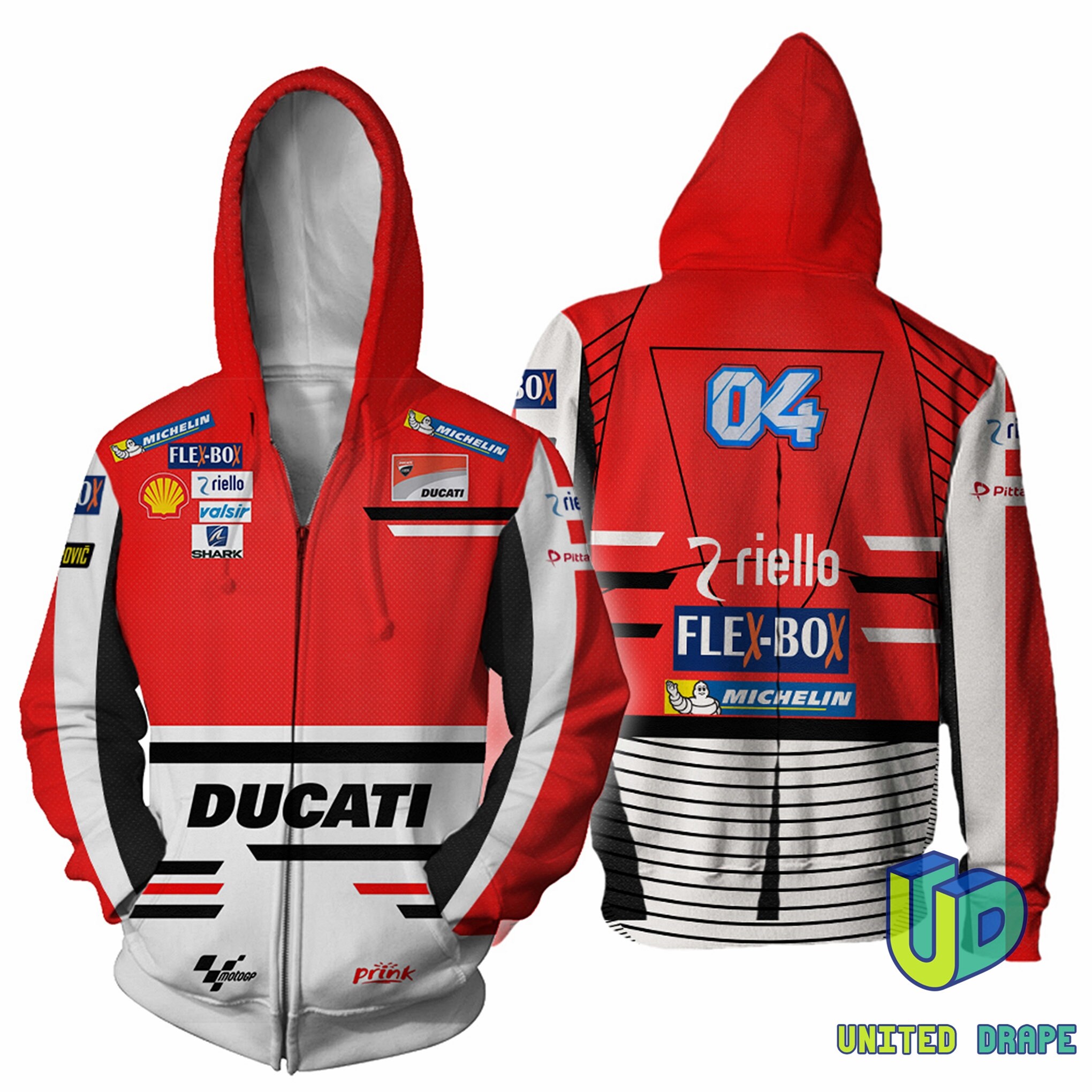 Ducati Dovi 04 Moto GP Racing Clothes Moto Grand Prix Hoodie | Etsy