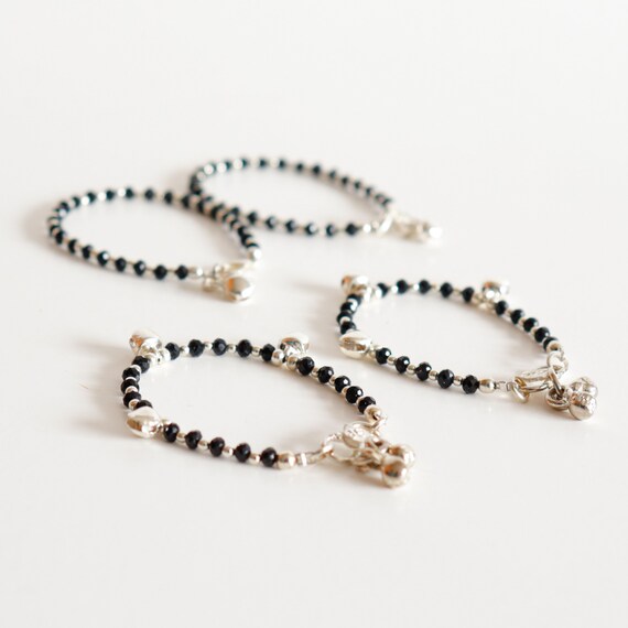 Pulseras tobilleras de protección para bebés Piedras de - Etsy España