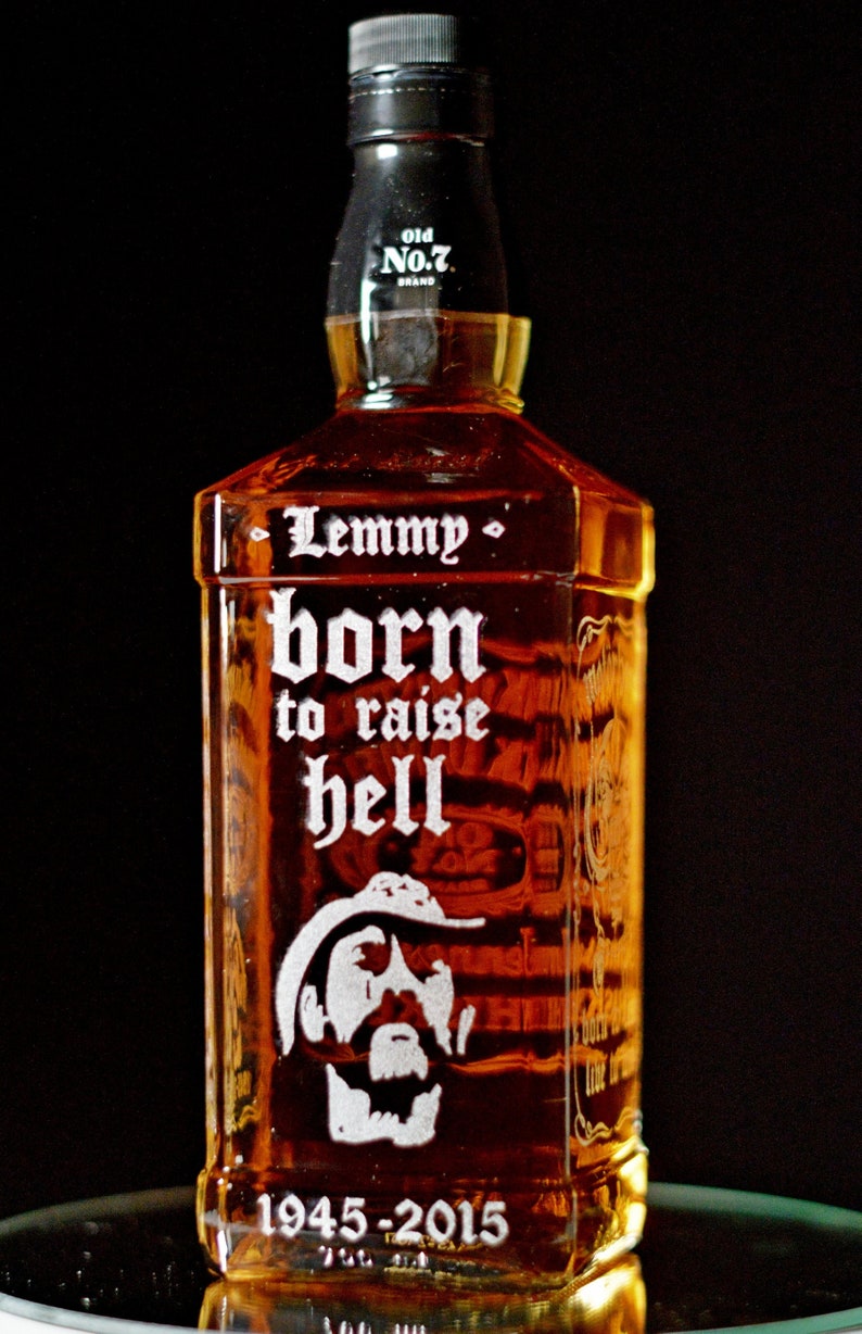 Motorhead Lemmy Kilmister Tribute Full Sized Jack Daniels - Etsy
