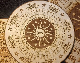 Pagan Calendar 2022 Pagan Calendar | Etsy Uk