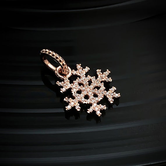 Rose Gold Dangle Charm Fits Pandora - Etsy