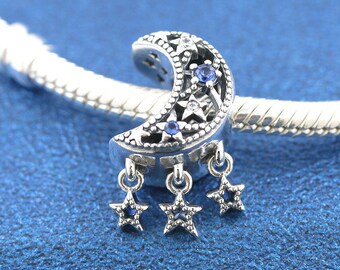 Pandora Moon Charm - Etsy