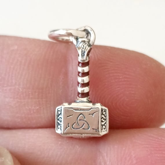 Avengers Hammer Charm in 925 Silver - Etsy Finland
