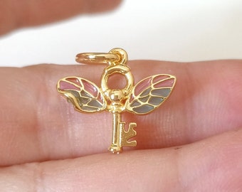 Winged Key - Etsy