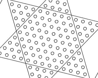 Chinese Checkers Board Template – CNC File – Vectric® crv, svg, dxf