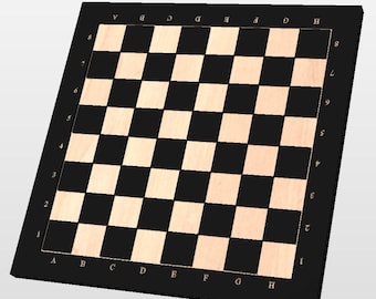 Chess Board Templates CNC File – Vectric® crv, svg, dxf