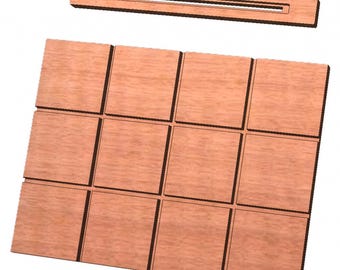 CNC Table Saw Jig Digital File – MATCHFIT Grooves, Vectric crv, svg, dxf