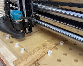 CNC Digital File – Waste Board PVC SCH 40 System for OneFinity® Foreman, Journeyman, Woodworker – Vectric® crv, svg, dxf