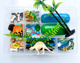 Dinosaur Sensory Play Dough Kit, Creative Activity Box
