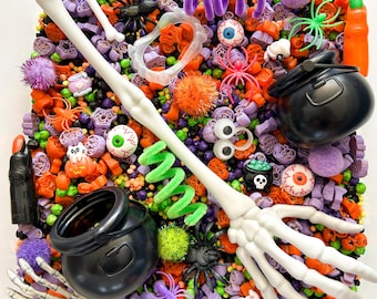 Witches Brew Sensory Bin | Fall Sensory Play | Halloween Pretend Play | Halloween Pour & Play Activity | Age 3+ Spooky Sensory Activities