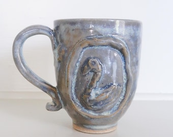 Fantasy Swan Mug - Blue
