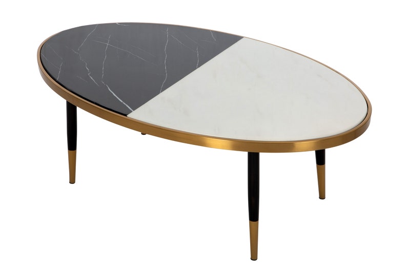 Dante Oval Coffee Table by Dane Craft Art Deco Coffee Table Etsy