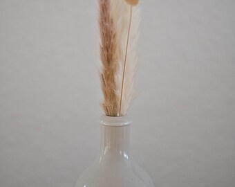Vaso decorativo para flores secas e capim-dos-pampas em grés alemão