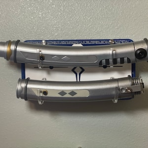 Wall Mounted Lightsaber AT Stand made with Laser Cut Cast Acrylic