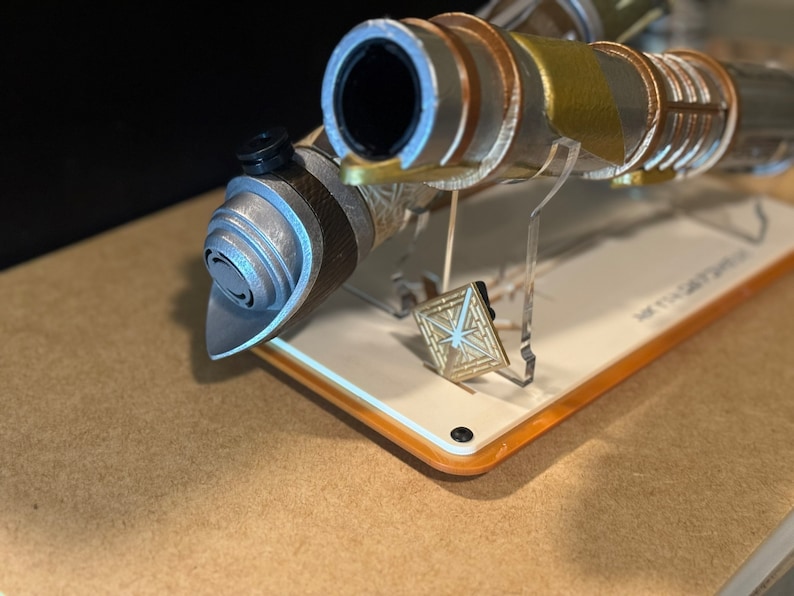 Double Workshop Lightsaber Stand. Celebrate Your Trip to off Planet ...