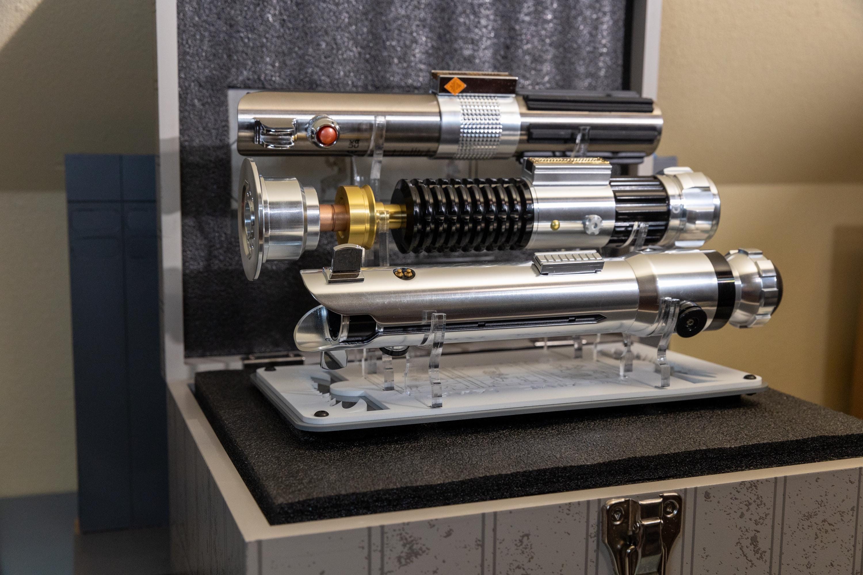 Exclusive 2024 Triple Lightsaber Box Set Inspired Stand. Designed for ...
