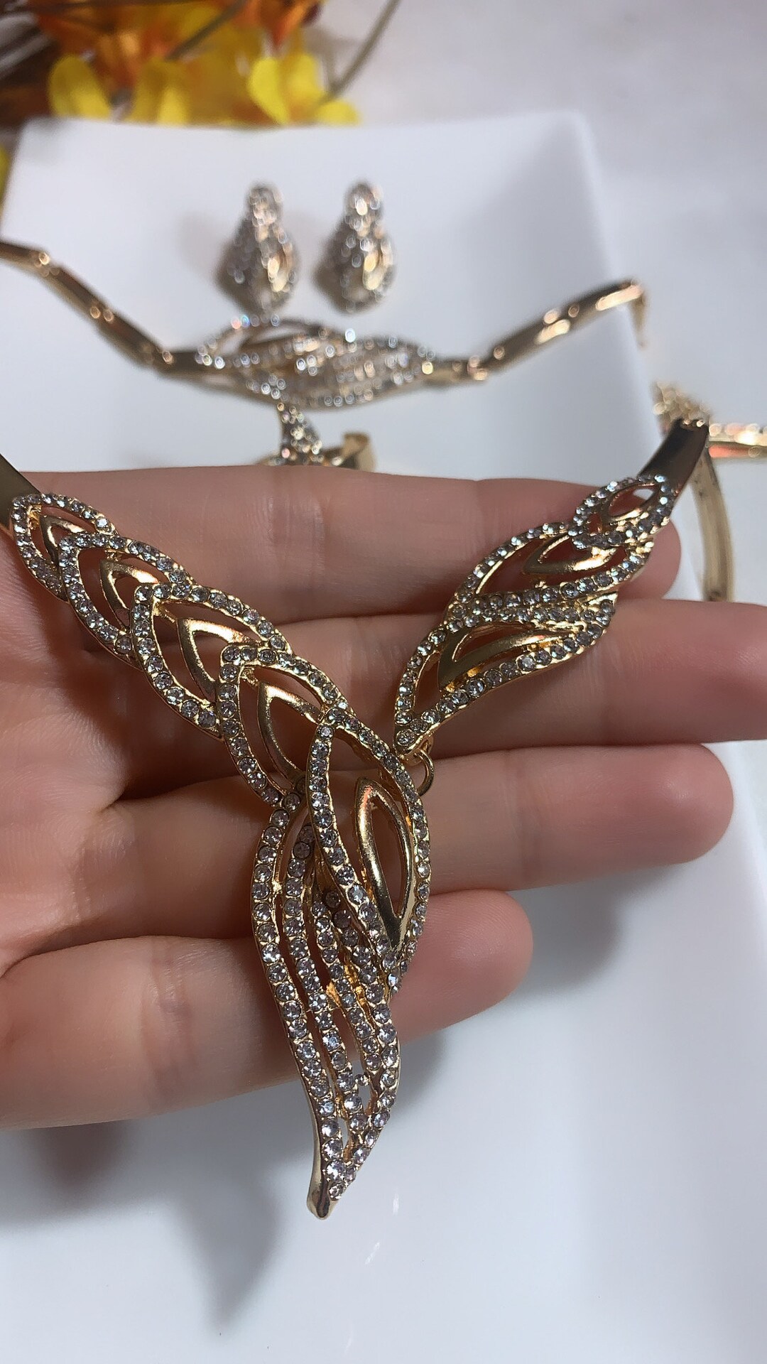18K Gold Plated Luxury Jewelry Sets for Women - Etsy