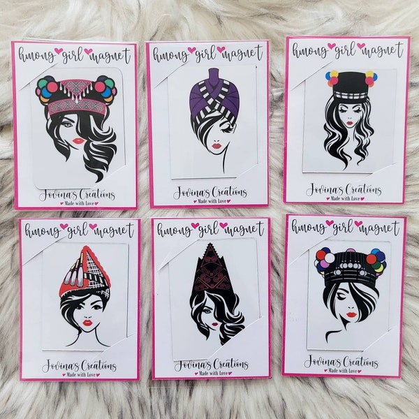 Hmong Girl Sheet Magnets