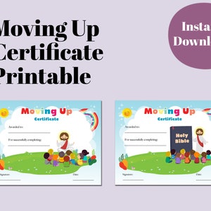 Umzug Zertifikat - Printable - 11 X 8.5 PDF-Datei