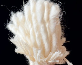 Docht Ersatz für Schmelzlicht Öllampe Baumwolldocht 100% naturbelassene Baumwolle Wachsfeuer Fackel Wachsfresser Petroleumlampe WICK4FUN®