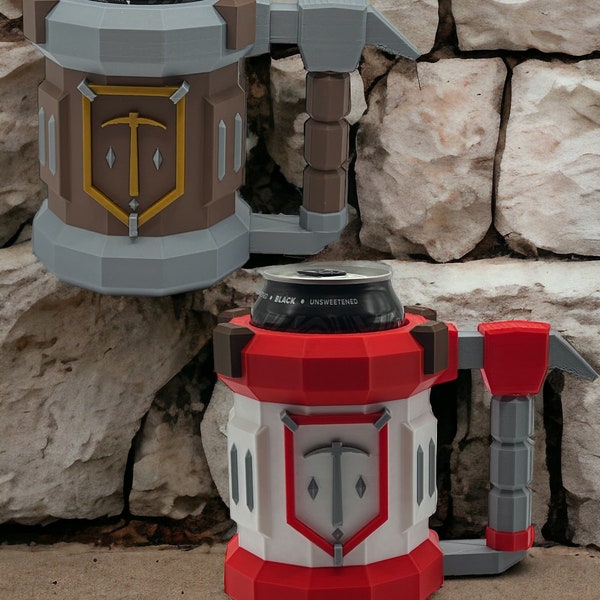 Own a piece of Deep Rock Galactic! 3D Printed, full-color DIY Koozie Mug with solid, larger handles. Perfect for cosplay and fans!