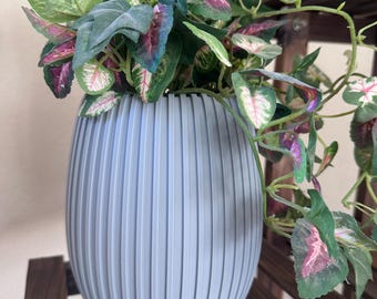 3D Printed Flower Pot: Modern Home & Office Decor