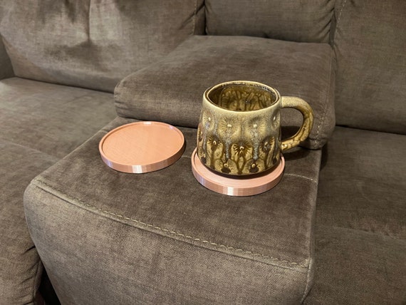 Buy Custom Cup Holders / Coaster Inserts for Sofa/loveseat No More Awkward  Tipping Coffee Cups or Cups That Don't Fit. provide Measurements Online in  India 