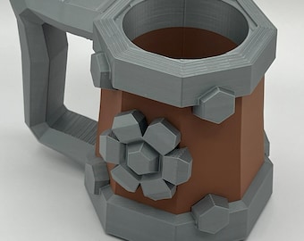 3D Printed Deep Rock Galactic Mug: Cosplay Prop,  Lederhosen  Gamer Fan Art