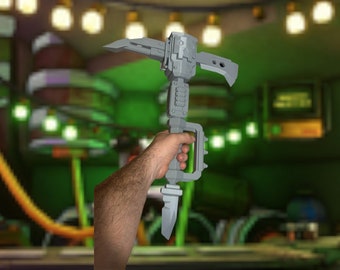 3D Printed Deep Rock Galactic Rip Saw Axe Prop (DIY Kit)