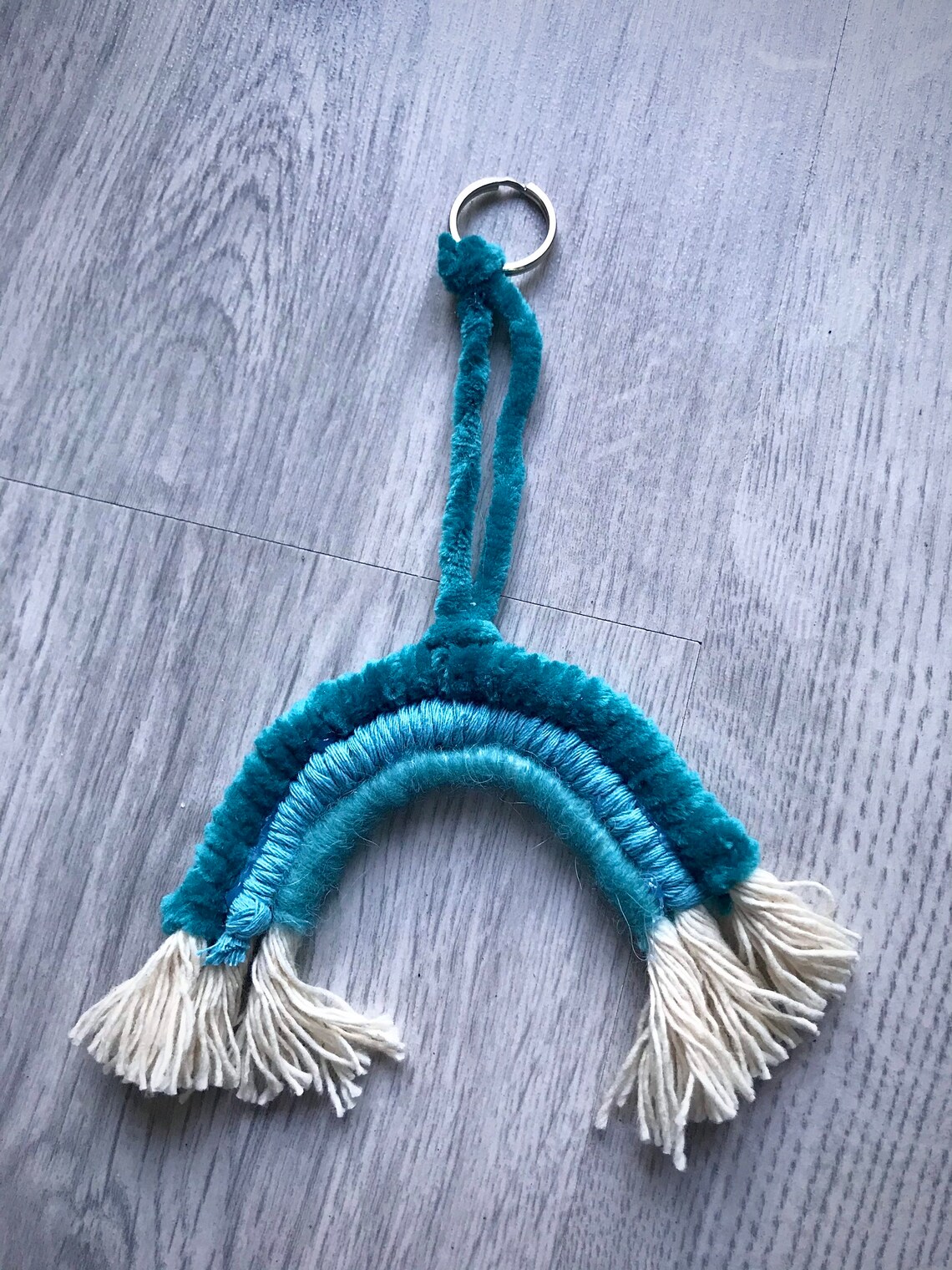 Handmade Macrame Rainbow Keyrings FREE with any purchase of Etsy