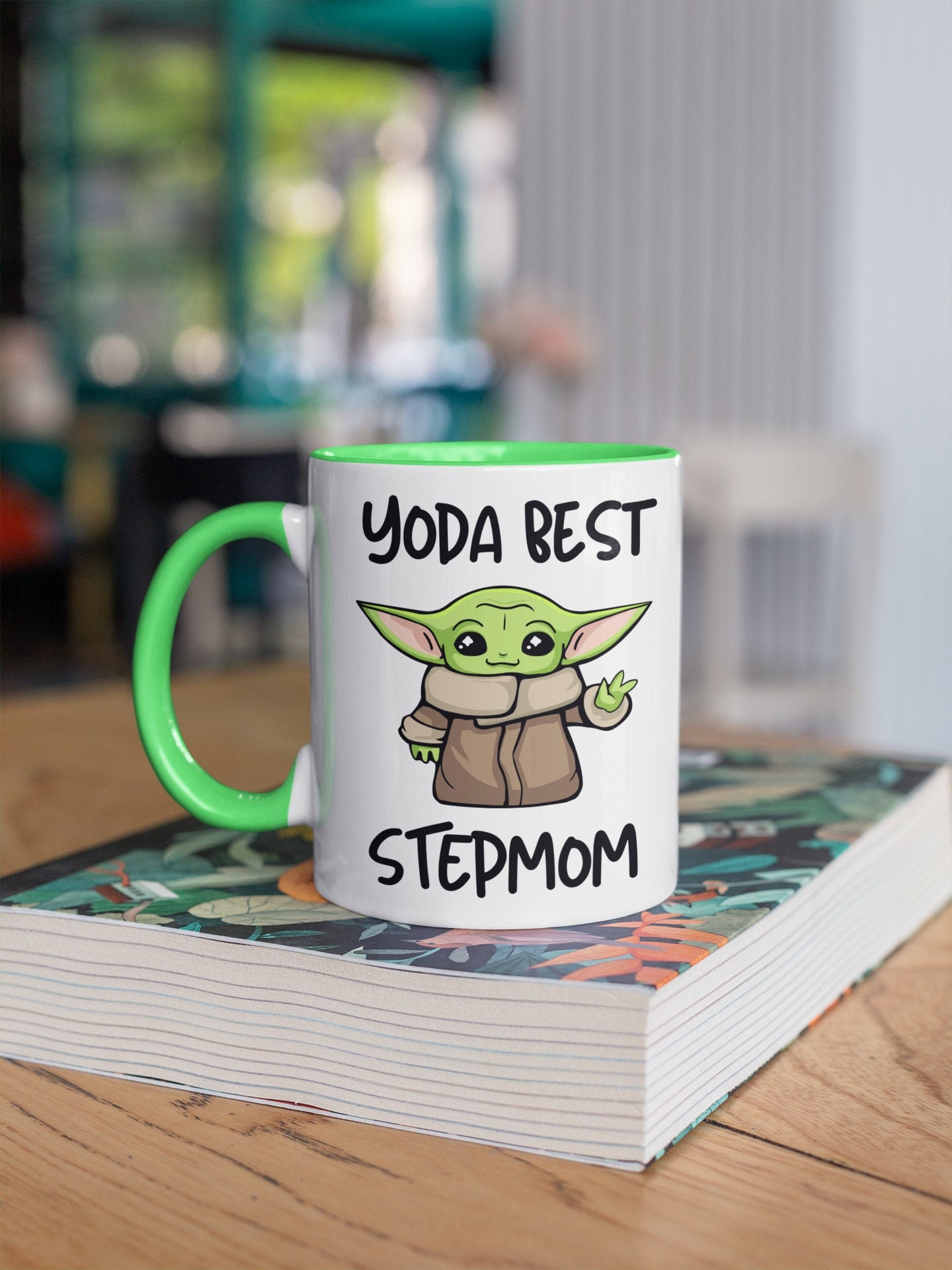 Baby Yoda Best Mom Star Wars Ceramic Mug Gift for Mother Mothers