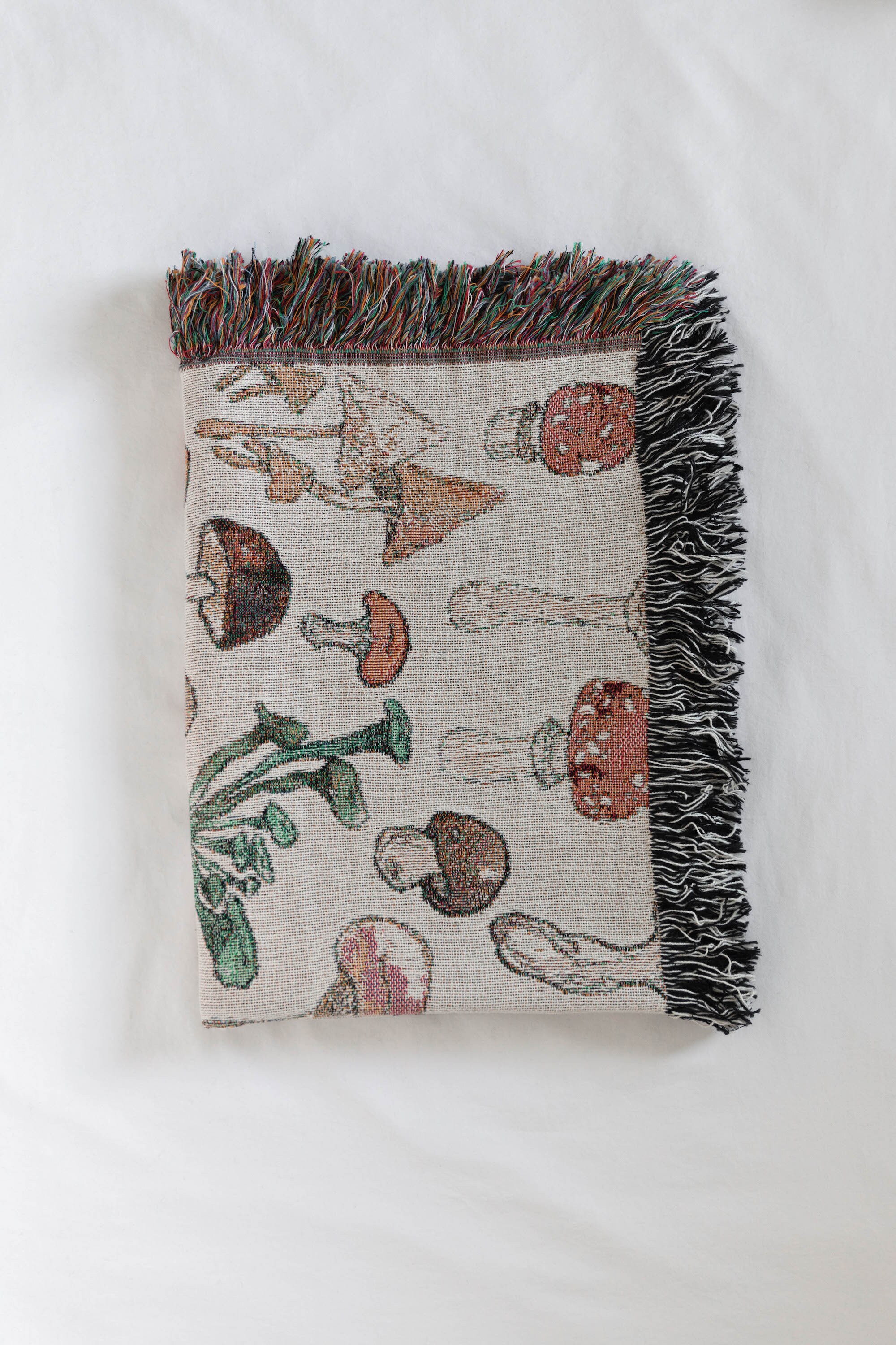 Mushroom Blanket Mushroom Woven Throw Blanket Mushroom - Etsy