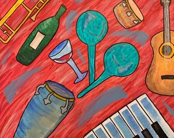 Could Go Either Way original painting a maze thing 5241