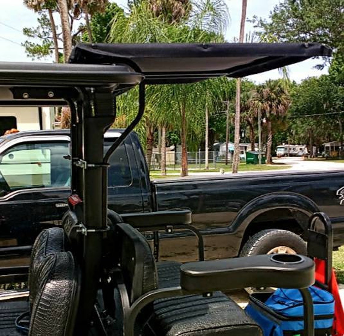 4 or 6 Seater Custom Golf Cart Extension Roof by Flip Fore Etsy