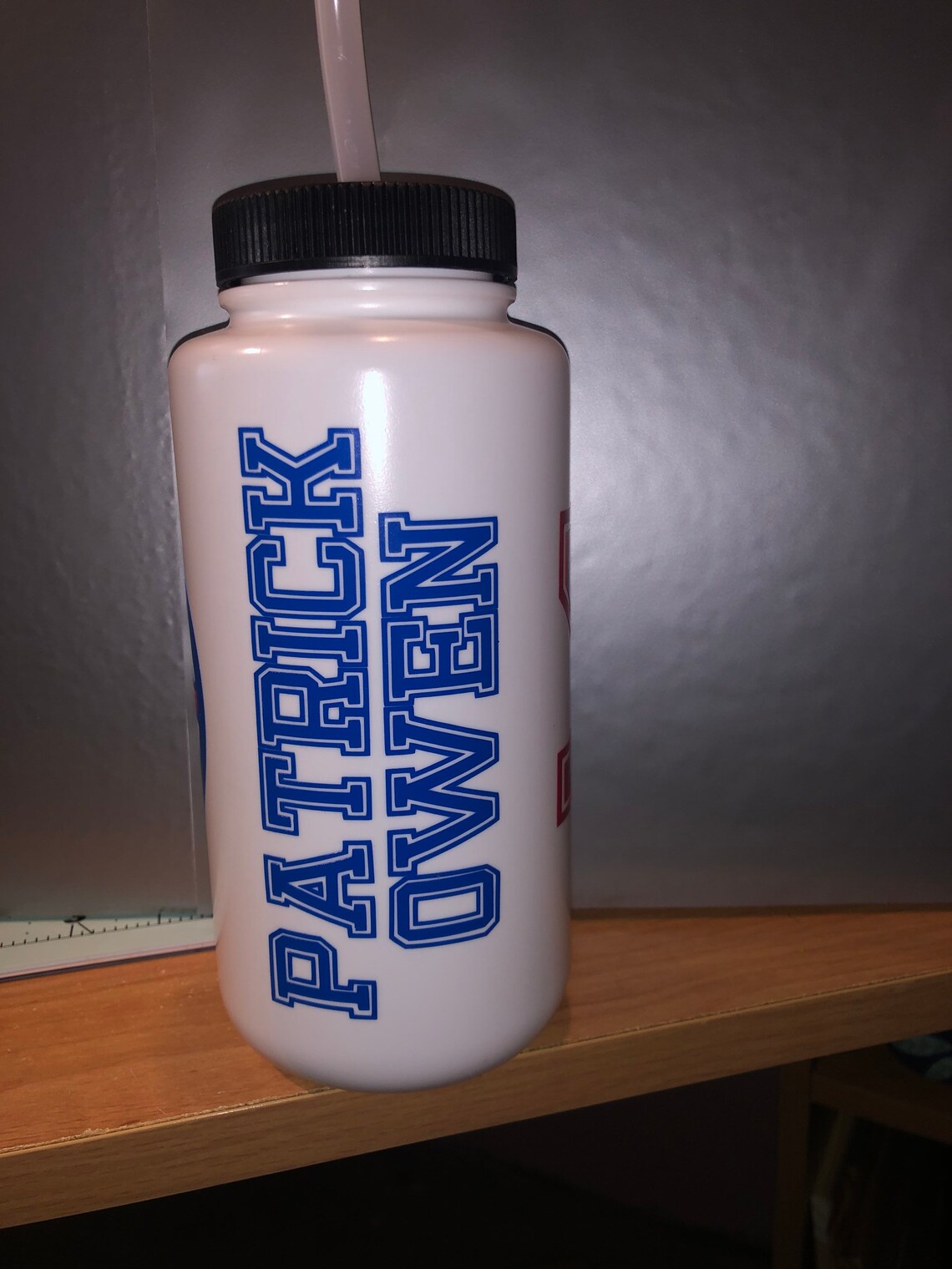 Custom Hockey Water Bottle Etsy