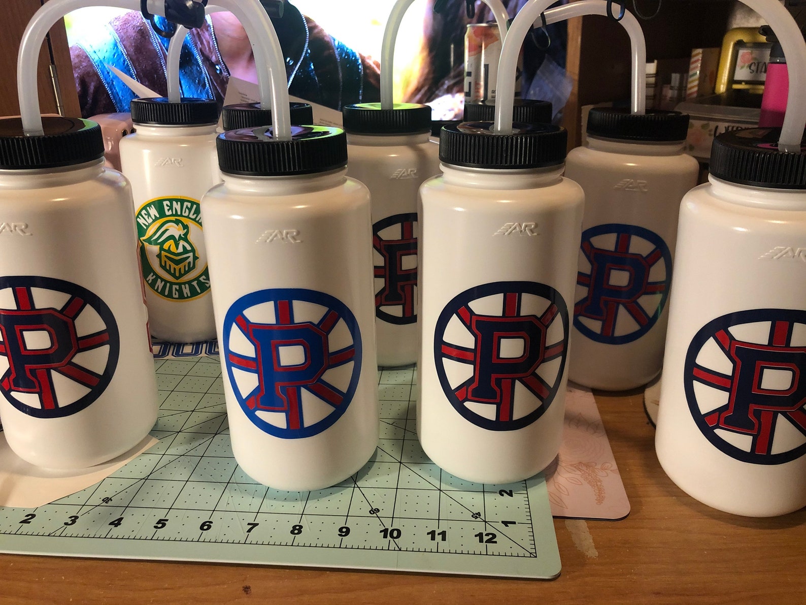 Custom Hockey Water bottle Etsy