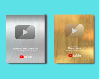 Youtube Play Button Etsy