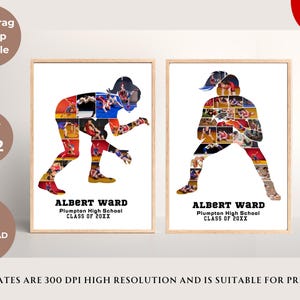 Girl Wrestling Photo Collage: Senior Night Gift (Digital Download)