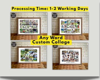 Custom Personalized Any Photo Collage Editable (Digital Download)