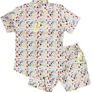 Linear Retro Short Set
