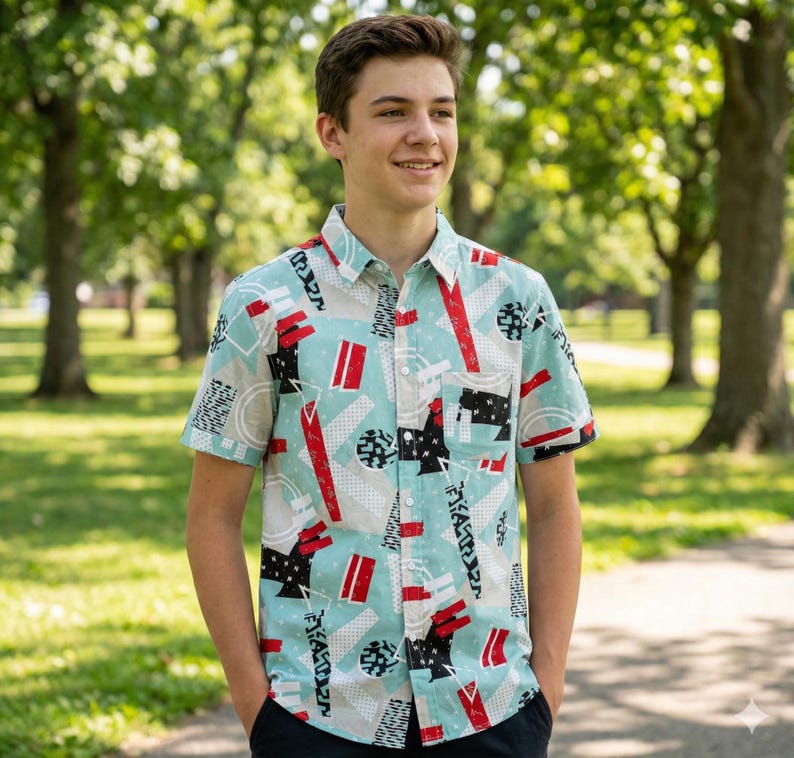 Explode Button Up - Etsy