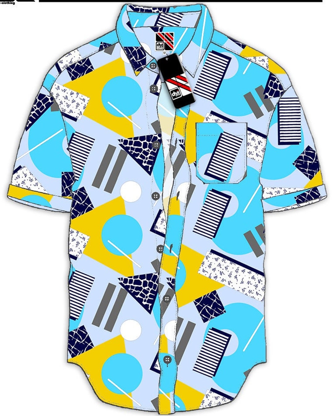 Kids Ss Big Retro 80s 90s Graphic Print Crew - Etsy