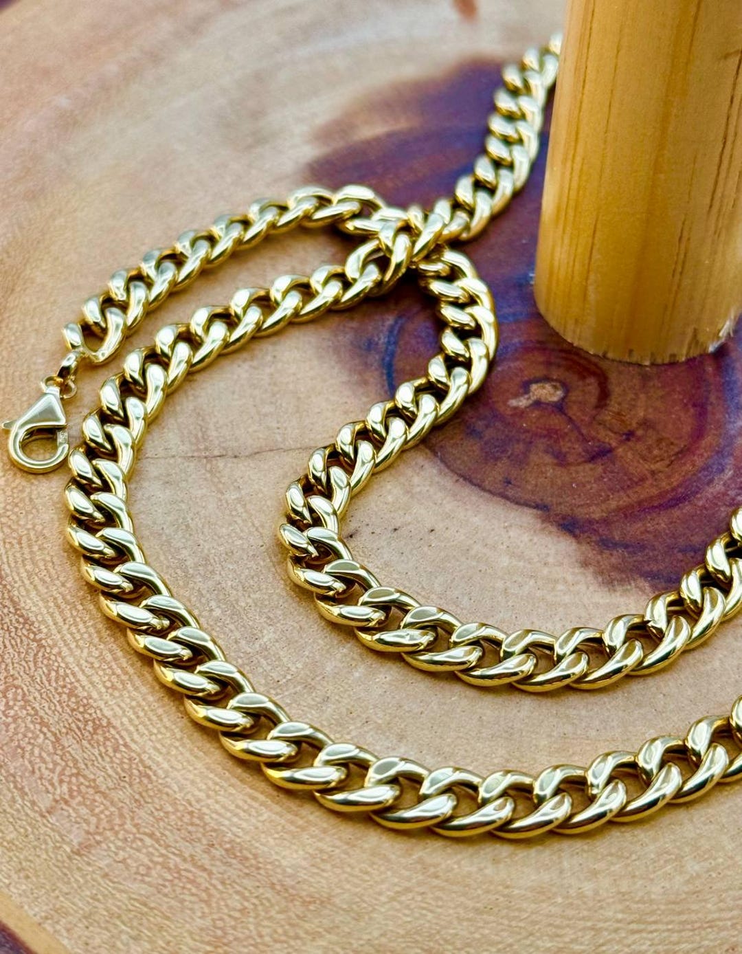 アクセサリー HENSON CURB LINK NECKLACE (Medium) Buy 18k Gold Curb Link Chain Necklace - 6.5mm Heavy Gold Online in