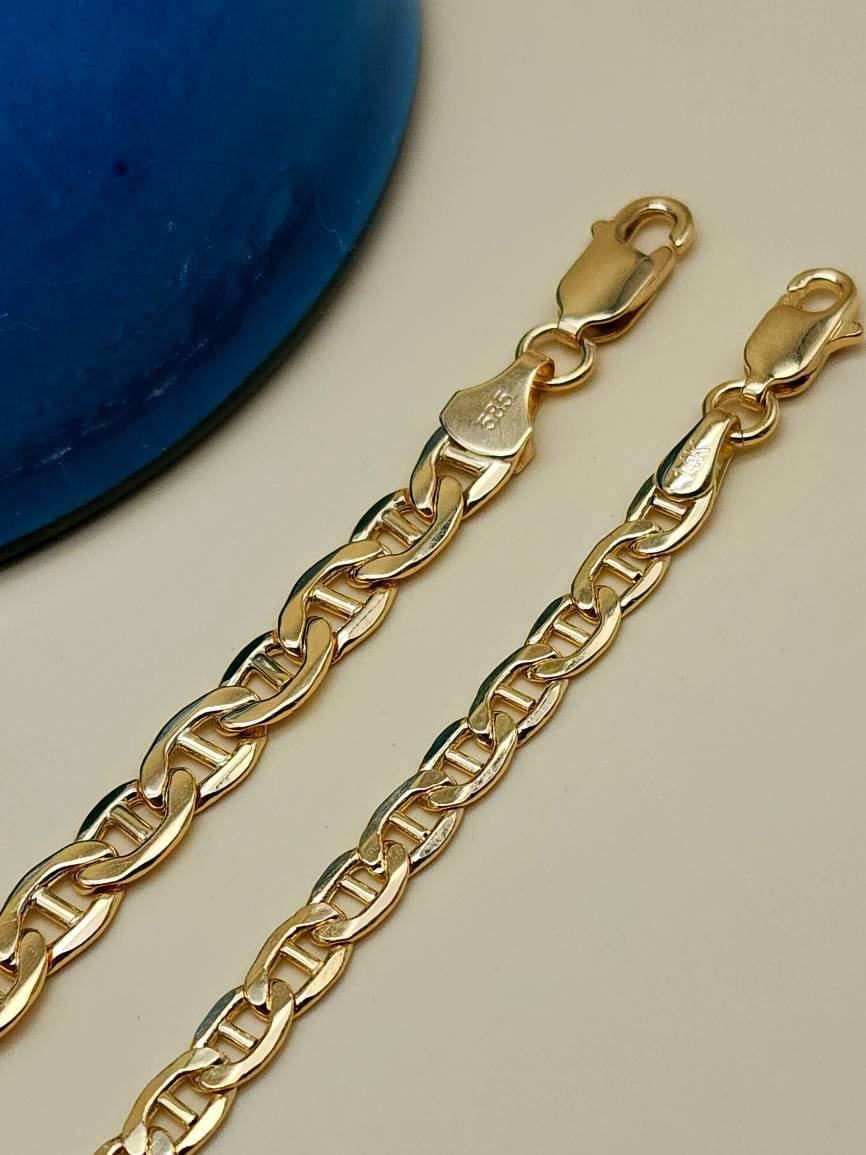 4mm Rund-Ankerkette Aus 585 Gelbgold 60cm